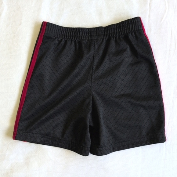 adidas black triple stripe activewear mesh shorts 3T toddler boys - Picture 4 of 5
